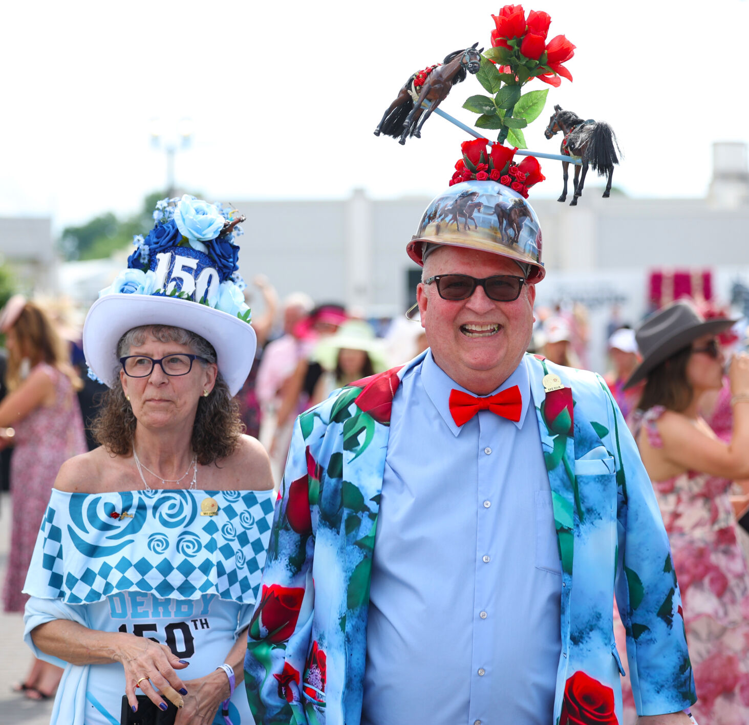 Derby windmill hat at Churchill Downs.JPG